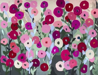 Un jardin floral aux couleurs éclatantes