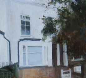 Un endroit pour vivre 12, 2011 (huile sur contreplaqué)