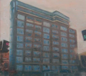 A place to live 6, 2010 (huile sur contreplaqué)
