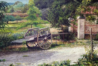 Vieux chariot, Vichy, France