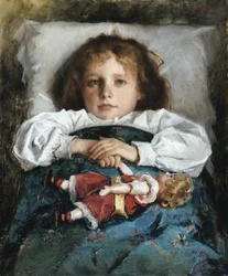 Enfant avec une poupée, 1912