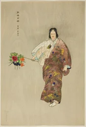 Hibari-yama, de la série "One Hundred No Dramas (Nogaku hyakuban)".