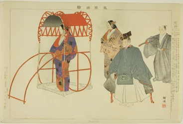 Kumano, de la série "Images de représentations No (Nogaku Zue)"