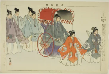 Sumiyoshi Mode, de la série "Images de représentations de No (Nogaku Zue)"