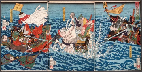 La grande bataille de Kawanakajima