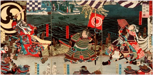 Le siège et la submersion du château de Takamatsu