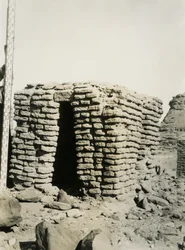 Tombe dans la nécropole nord, Qasr Ibrim, Égypte, photographie d