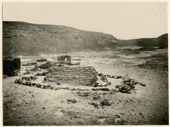 Tombe dans la nécropole sud, Qasr Ibrim, Egypte, photographie d