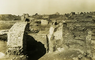 Bâtiment trilobé, al-Fustat, Egypte, photographie d