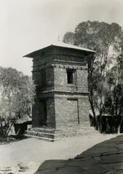 Bâtiment carré à deux étages, Axum, Éthiopie, photographie d
