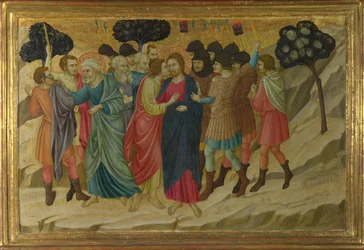 La trahison du Christ de la basilique de Santa Croce, Florence, vers 1324-1325