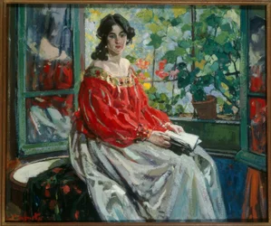 Dame avec un livre