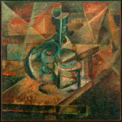 Nature morte avec bouteille