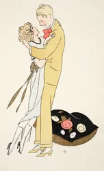 Une étreinte amoureuse