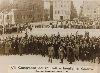 "VIIIe Congrès des mutilés et invalides de guerre - Rome, janvier 1933 - 11"