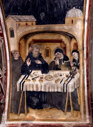 La dernière rencontre le 06/02/547 entre Saint Benoît de Nursie et sa sœur Sainte Scholastique