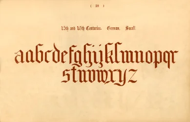 15e et 16e siècles. Allemand. Petit