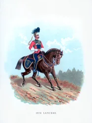 16e Lanciers, 1890