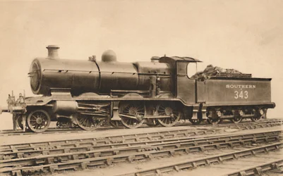 Locomotive mixte 2.6.0 No. B343, début du 20ème siècle