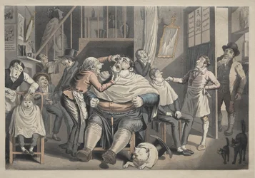 Un salon de coiffure
