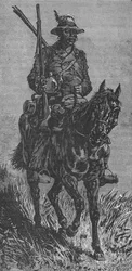 Un éclaireur basuto, vers 1880