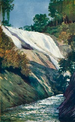 Une Cascade à Tijuca, Rio, 1914