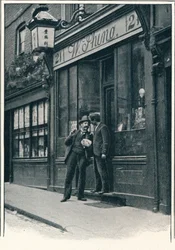 Boutique chinoise, Limehouse, Londres, vers 1900 1901
