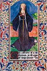 Un costume sous le règne du roi Henri VII, 1907