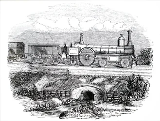 Une locomotive de passagers LNWR No 223
