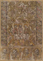 Un tissu de lutrin avec les Noces de Cana