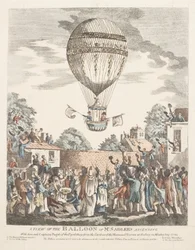 Vue du ballon de M. Sadler s