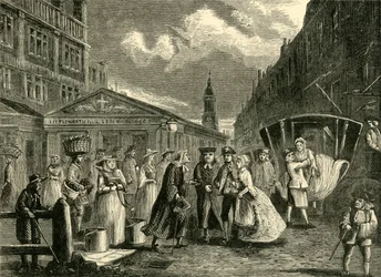 Un mariage dans la flotte, vers 1740s, vers 1872
