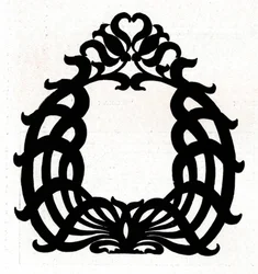 Un design pour un cadre intitulé Sixpence, 1898