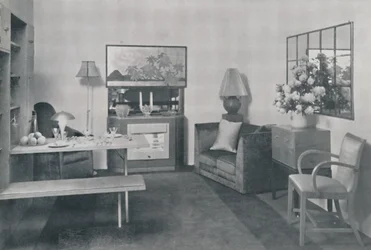 Salle à manger et salon, 1942