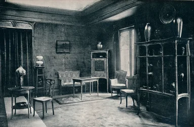 Un salon par E. Colonna, 1900
