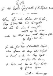 Une lettre d