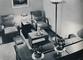 Une section du salon, 1936