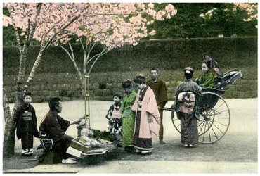 Un marchand de rue, Japon