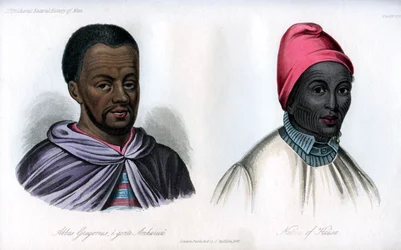 Abbas Gregorius et un natif de Hausa, 1848