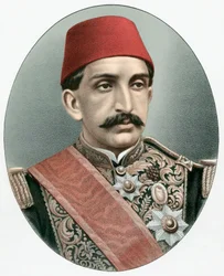Abdul Hamid II 1842-1918, dernier sultan de Turquie, vers 1880