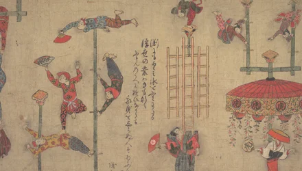 Acrobates, vers 1800