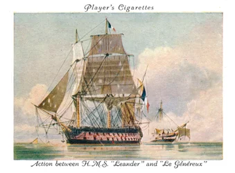 Action entre le H.M.S. Leander et Le Généreux, 1936
