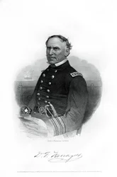 Amiral David Farragut, officier de la marine américaine pendant la guerre civile américaine, 1862-1867