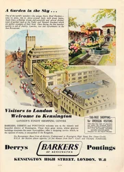 Publicité pour Barkers de Kensington, 1951