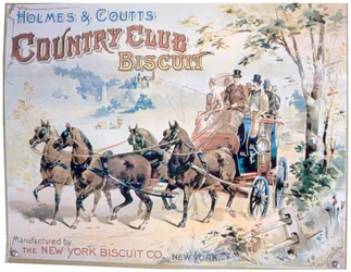 Publicité pour les biscuits Holmes et Coutts Country Club