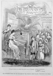 Publicité pour les pianos Brinsmead, 1899