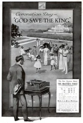 Publicité pour la Gramophone and Co. Ltd