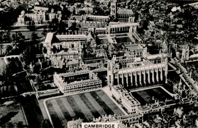 Vue aérienne de Cambridge, 1939
