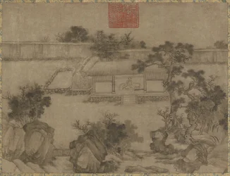 Après la hutte de chaume de Lu Hong, dynasties Ming et Qing, 17ème siècle