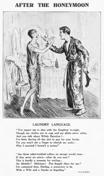 Après la lune de miel - Bagages de lessive, 1927